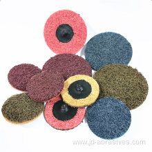 red 50mm nylon disc non-woven quick change disc
